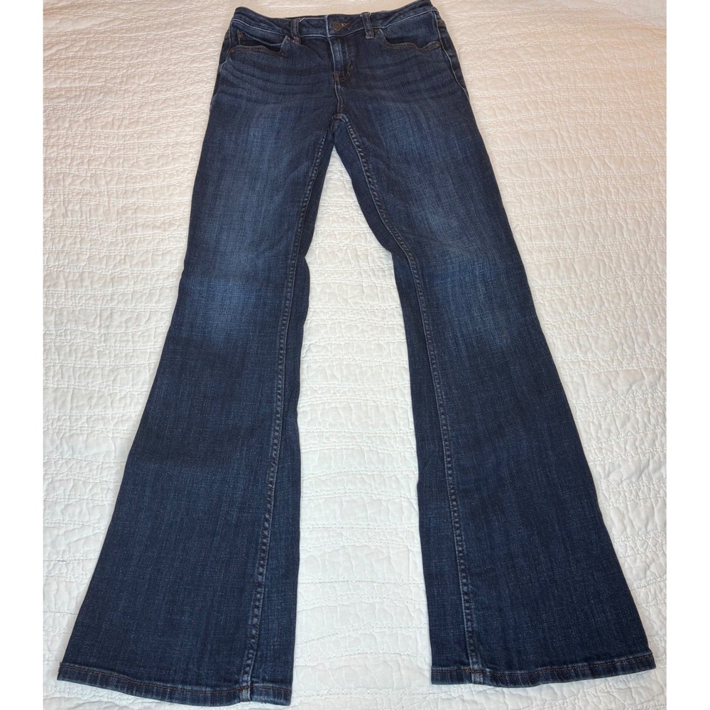 Idyllwind Miranda Lambert Sz 4 Flare Jean Dark Wash Western Boho Country stretch